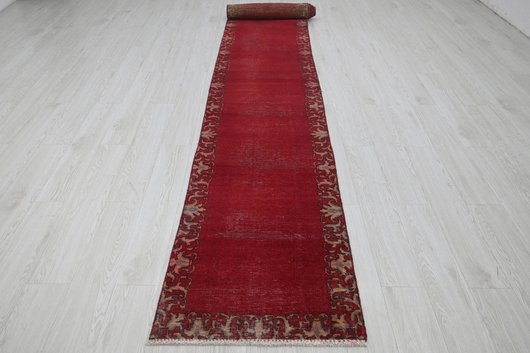 red Runner rug 2' 4" x 16' 7"