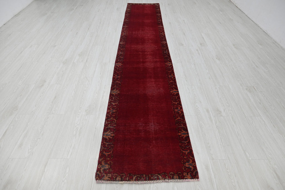 red Runner rug 2' 4" x 13' 0"