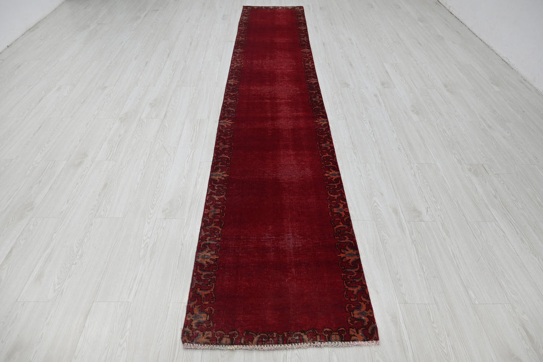 red Runner rug 2' 4" x 13' 0"