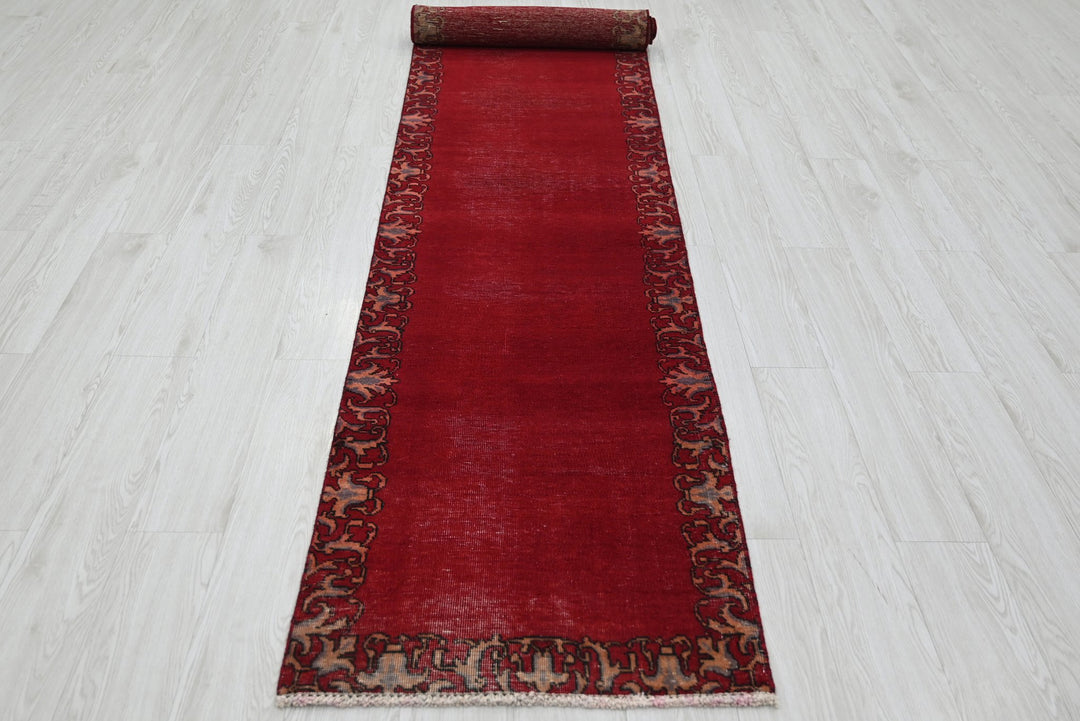 red Runner rug 2' 4" x 13' 0"