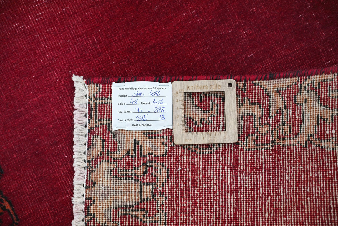 red Runner rug 2' 4" x 13' 0"