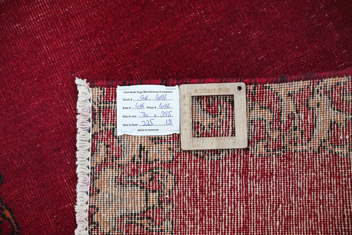 red Runner rug 2' 4" x 13' 0"