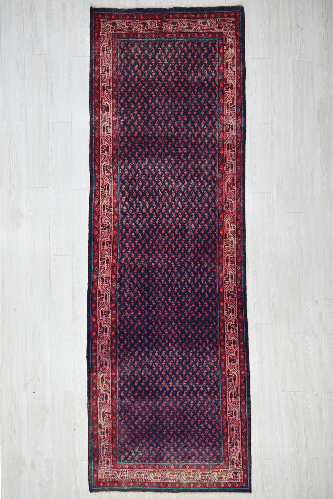 blue Runner rug 3' 5" x 10' 9"