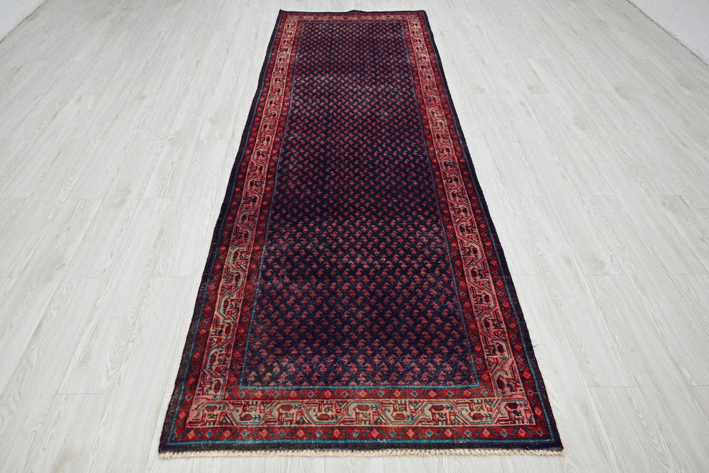 blue Runner rug 3' 5" x 10' 9"