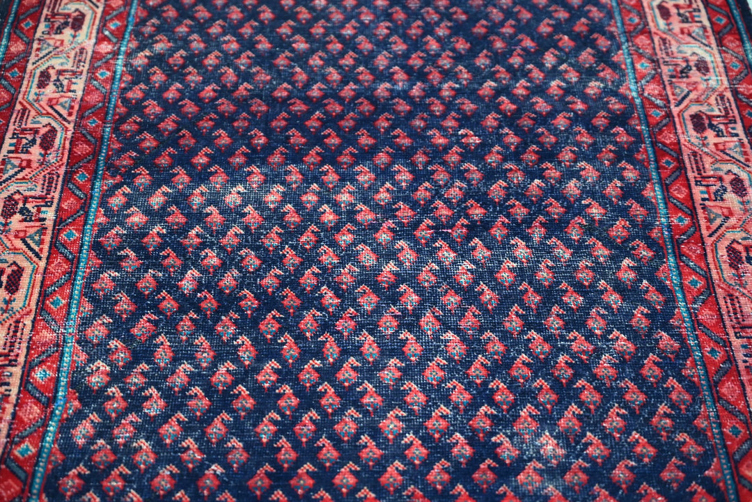 blue Runner rug 3' 5" x 10' 9"