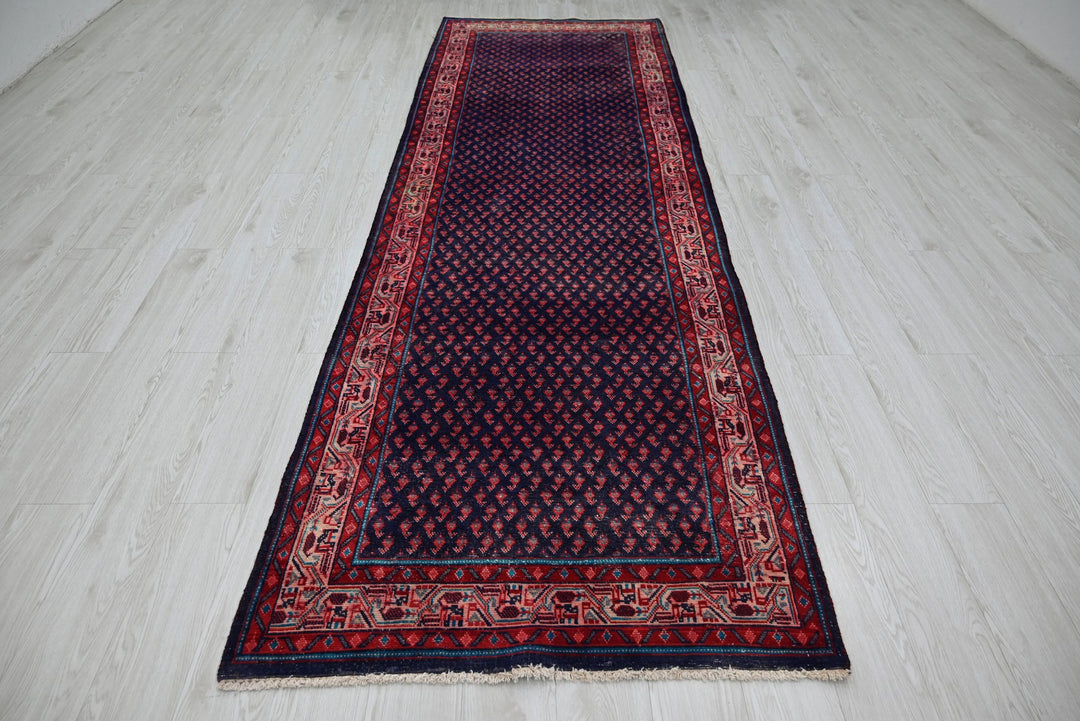 blue Runner rug 3' 5" x 10' 9"