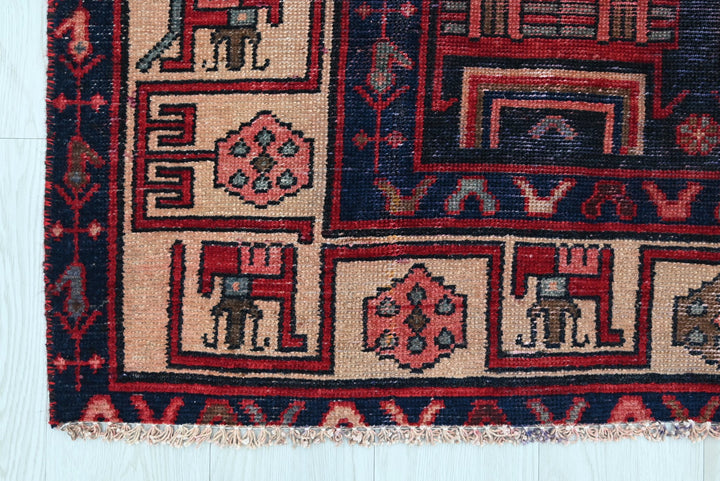 blue Medium rug 4' 1" x 7' 5"