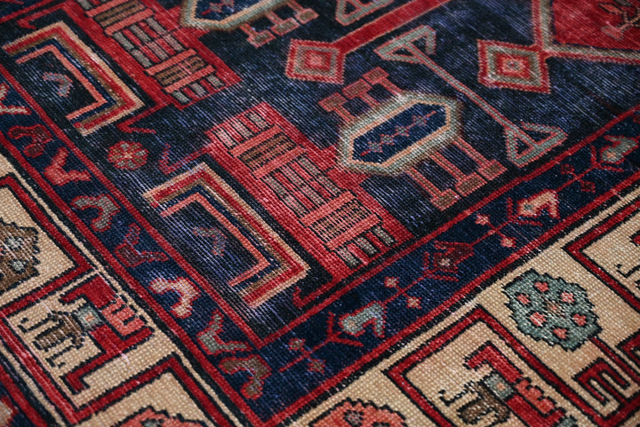 blue Medium rug 4' 1" x 7' 5"
