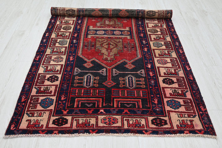 blue Medium rug 4' 1" x 7' 5"