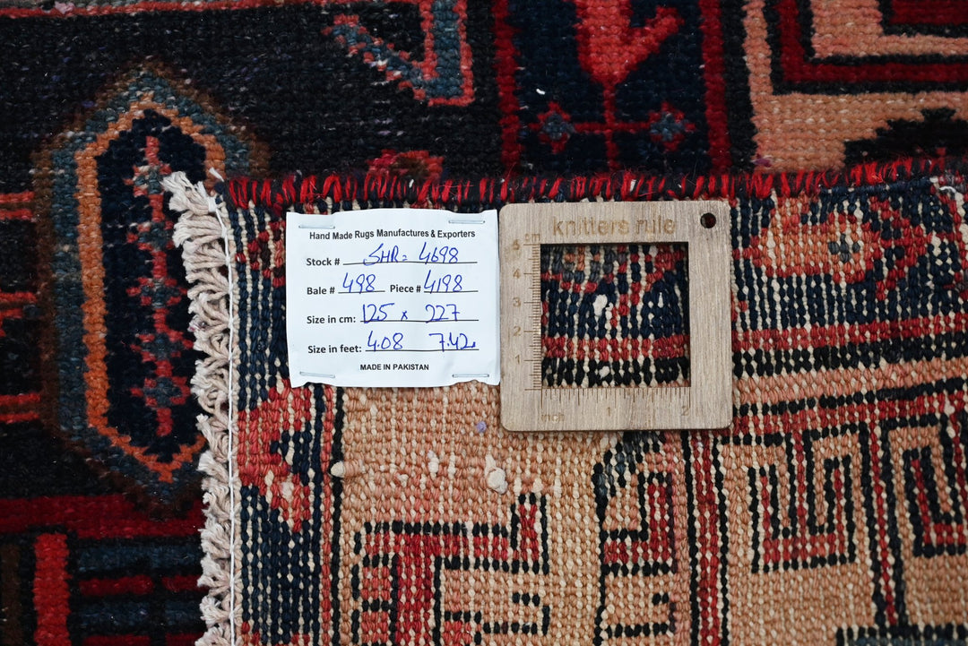 blue Medium rug 4' 1" x 7' 5"