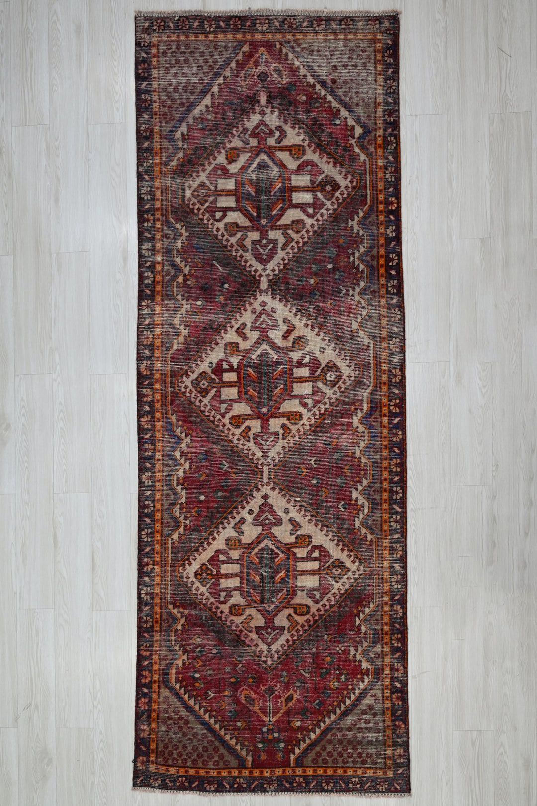 red Runner rug 3' 3" x 9' 5"