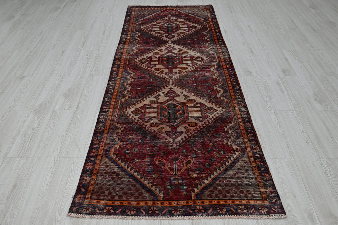 red Runner rug 3' 3" x 9' 5"