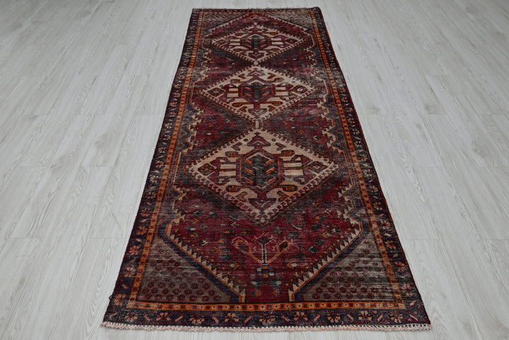red Runner rug 3' 3" x 9' 5"