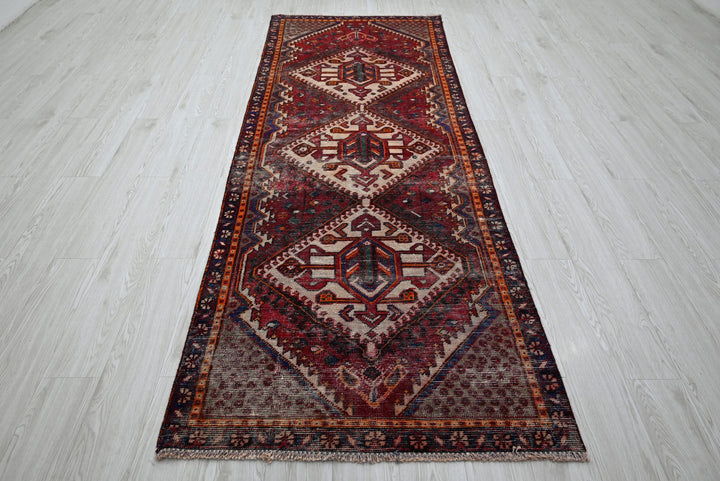 red Runner rug 3' 3" x 9' 5"