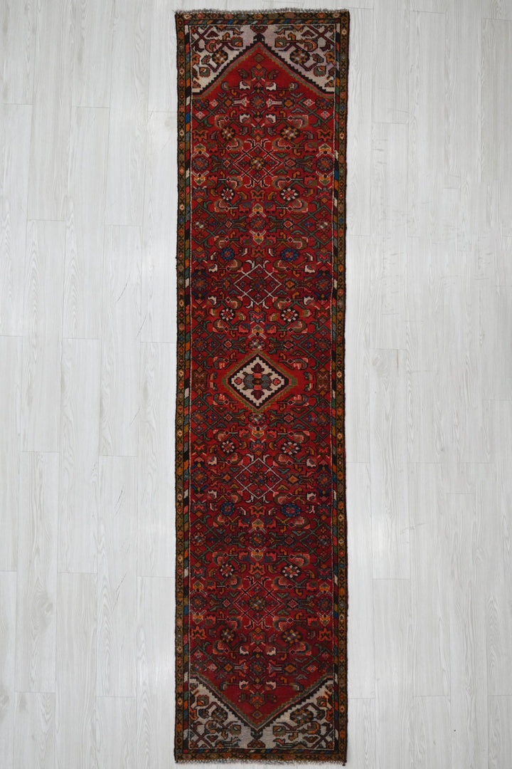 red Runner rug 2' 2" x 9' 6"