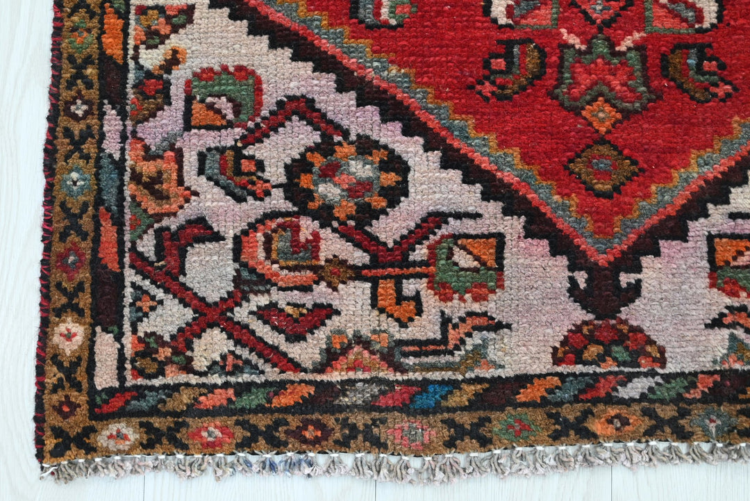 red Runner rug 2' 2" x 9' 6"