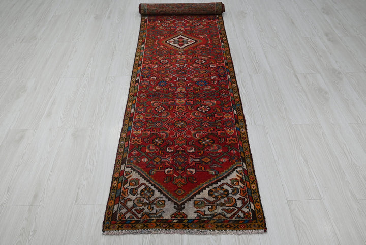 red Runner rug 2' 2" x 9' 6"