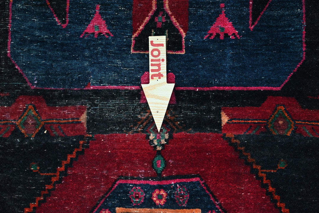 black Medium rug 3' 10" x 8' 4"