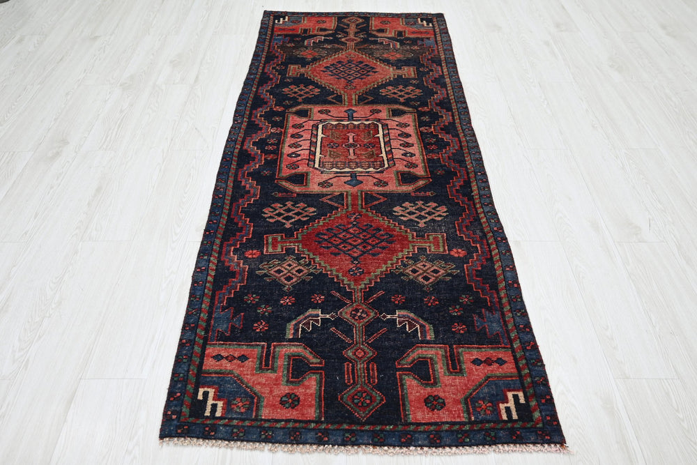 blue Medium rug 2' 10" x 7' 3"