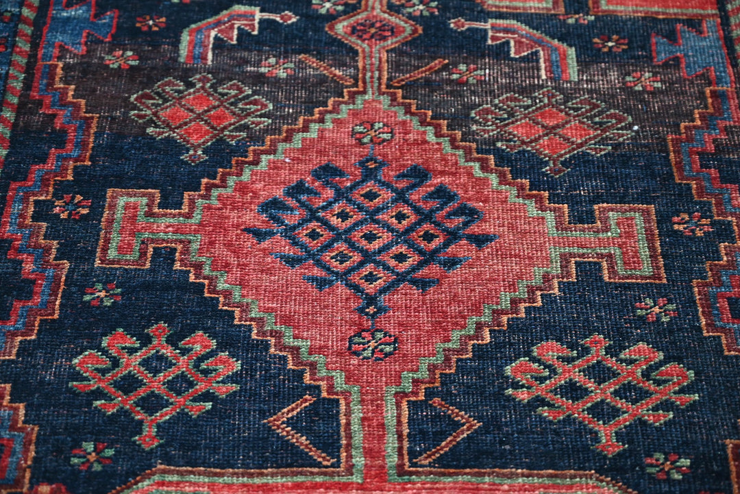 blue Medium rug 2' 10" x 7' 3"