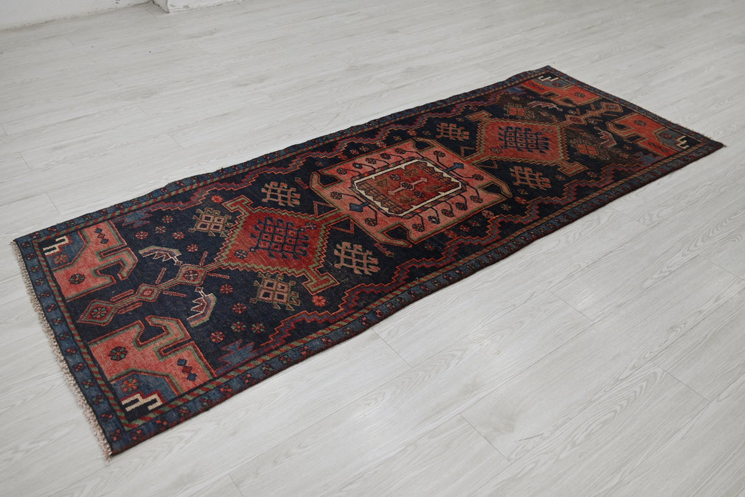 blue Medium rug 2' 10" x 7' 3"