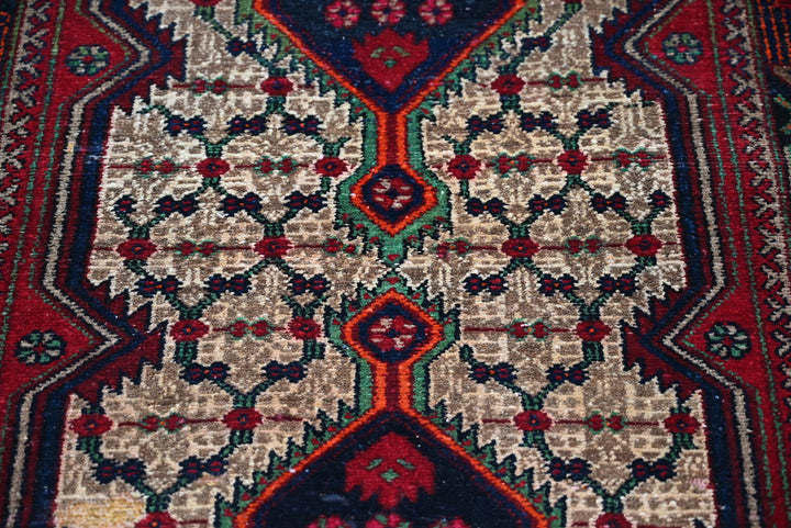 brown Runner rug 3' 3" x 9' 8"