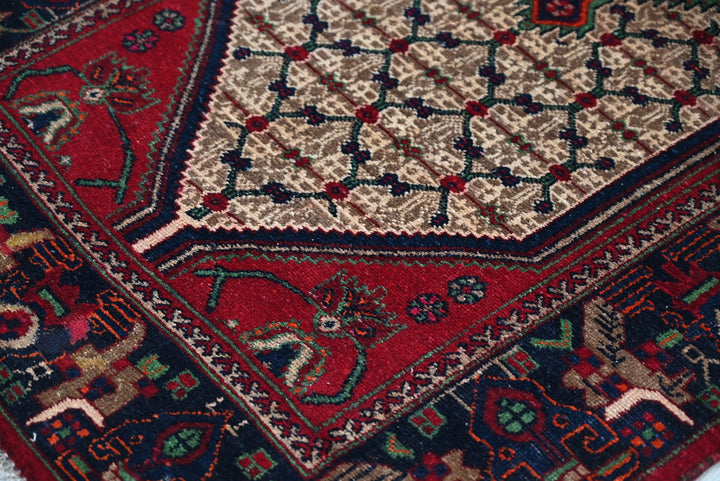 brown Runner rug 3' 3" x 9' 8"