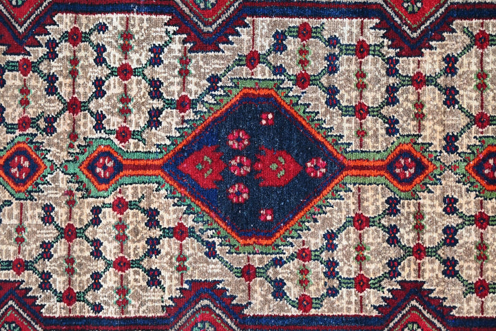 brown Runner rug 3' 3" x 9' 8"