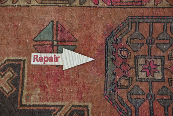 brown Oversized rug 4' 10" x 12' 4"