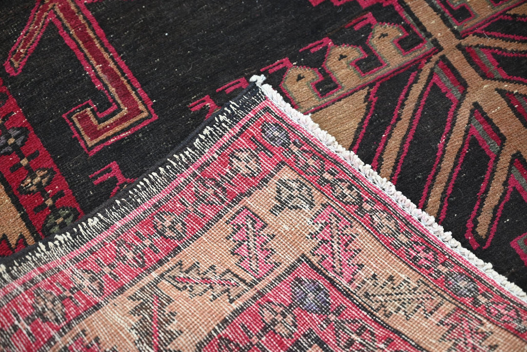 black Runner rug 4' 5" x 10' 3"