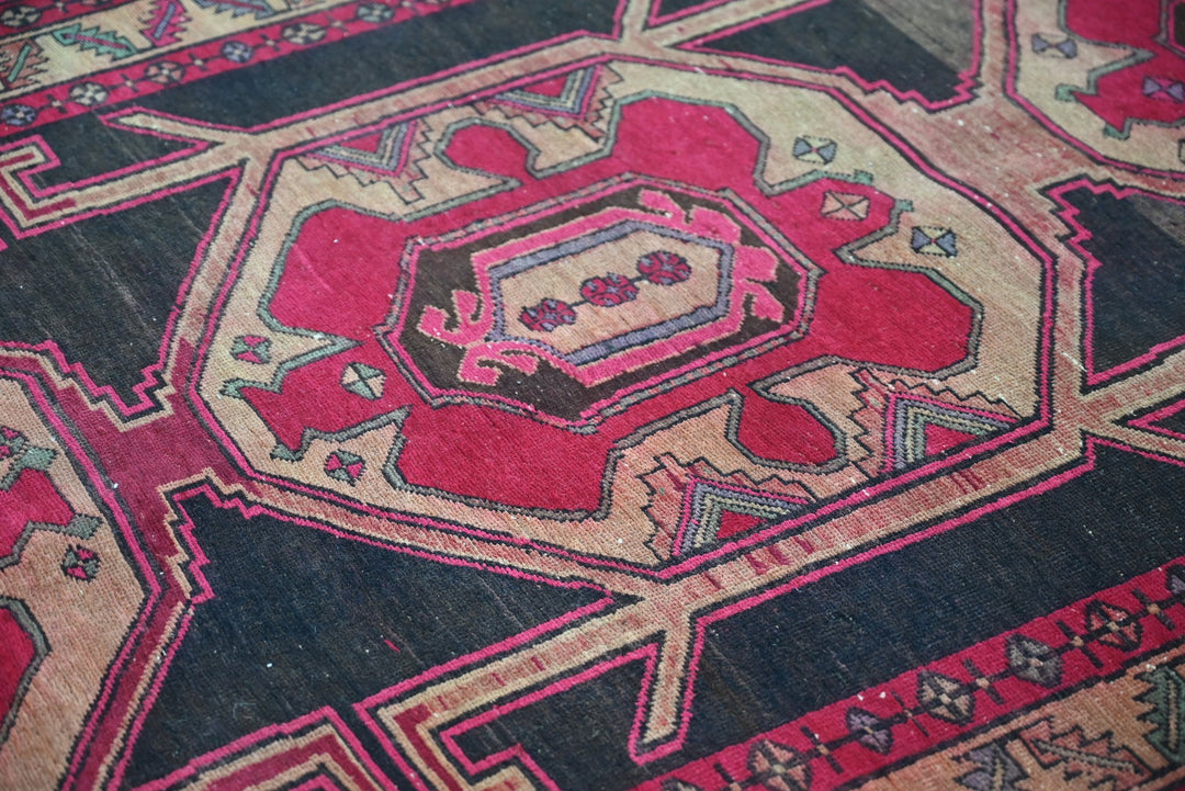 black Runner rug 4' 5" x 10' 3"