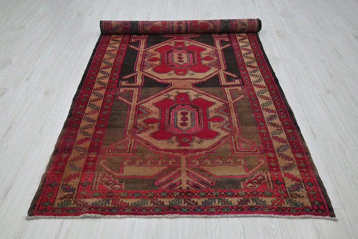 black Runner rug 4' 5" x 10' 3"