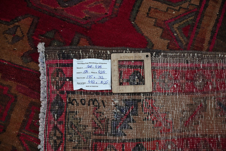 black Runner rug 4' 5" x 10' 3"