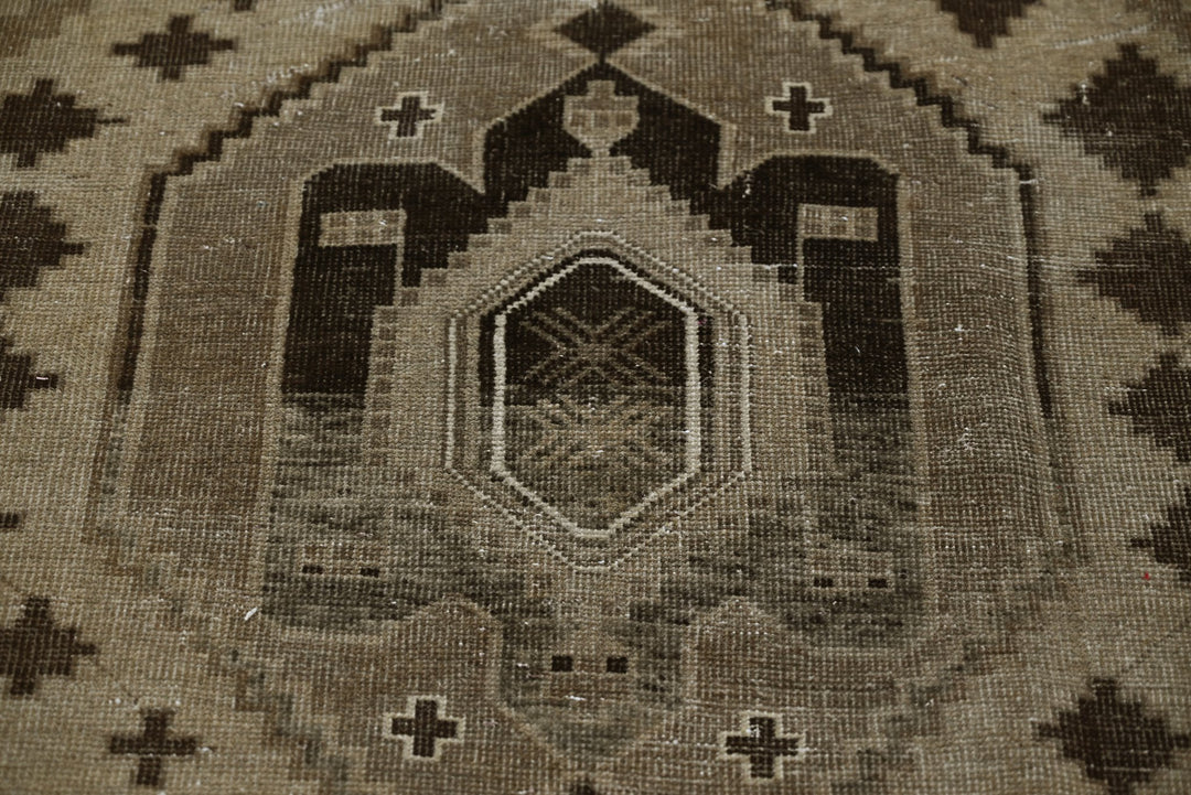 brown Runner rug 4' 0" x 13' 1"