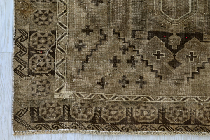 brown Runner rug 4' 0" x 13' 1"