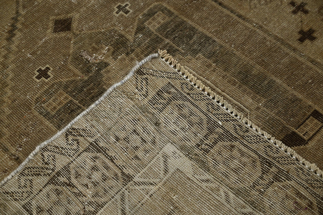 brown Runner rug 4' 0" x 13' 1"
