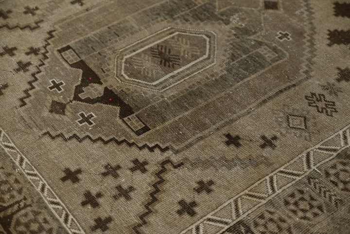 brown Runner rug 4' 0" x 13' 1"