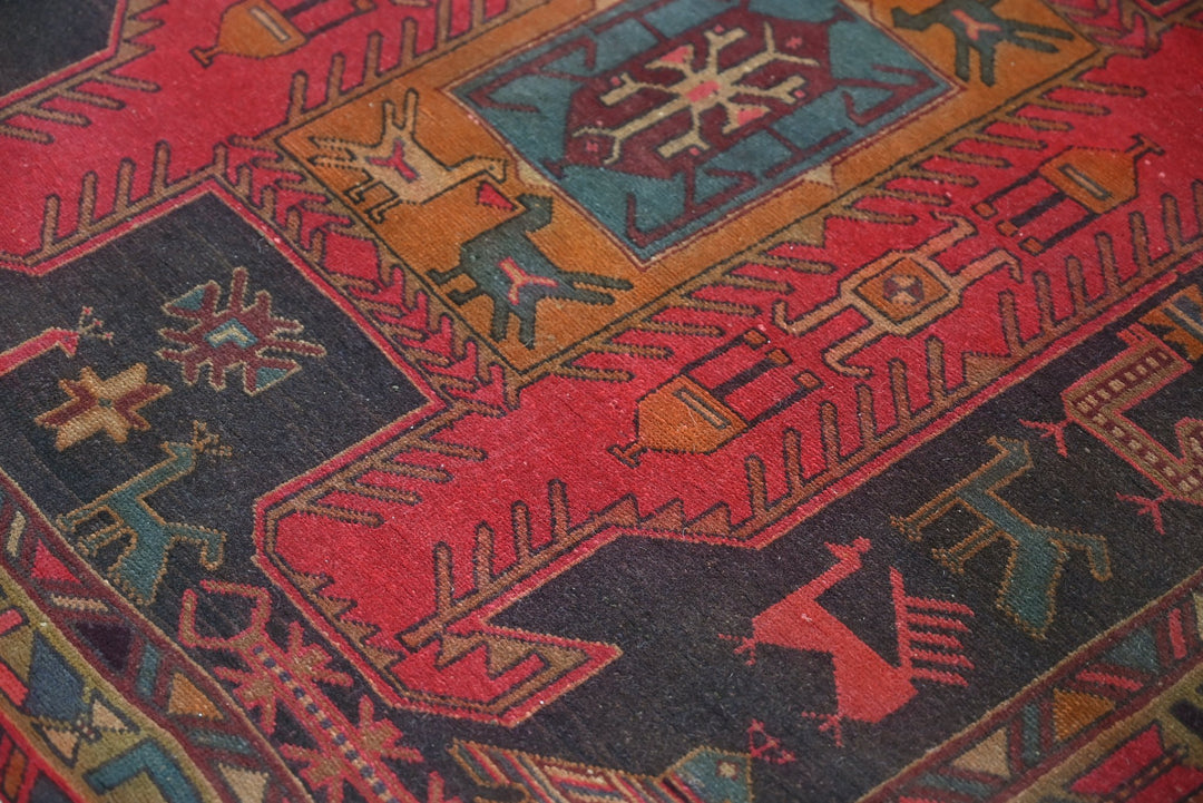 black Runner rug 4' 5" x 10' 1"