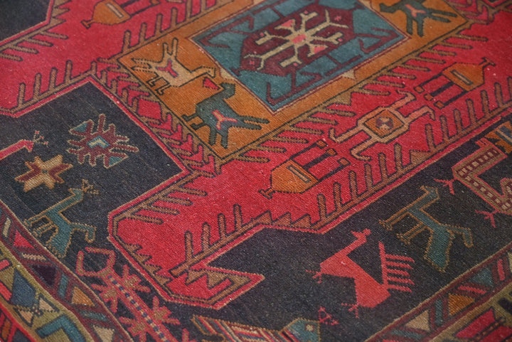 black Runner rug 4' 5" x 10' 1"