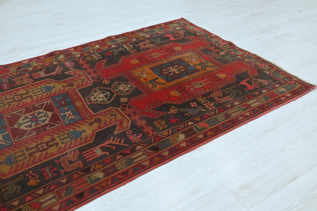 black Runner rug 4' 5" x 10' 1"