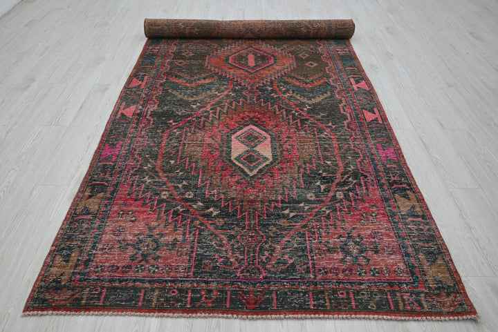 brown Oversized rug 5' 0" x 12' 1"