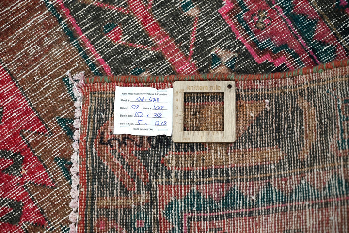 brown Oversized rug 5' 0" x 12' 1"