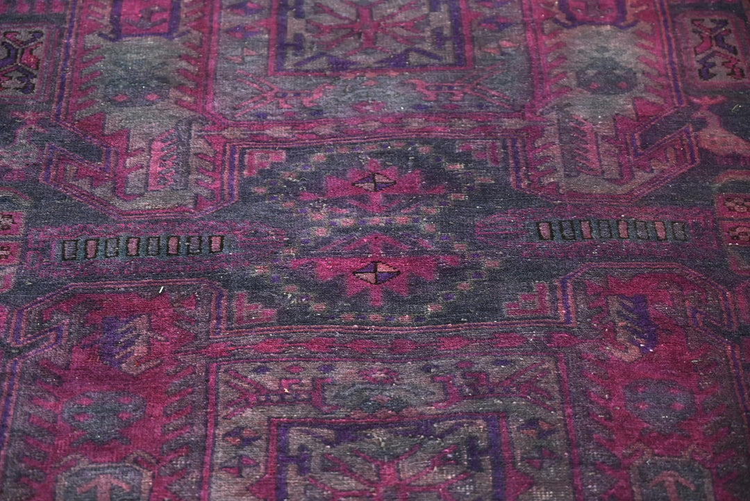 purple Runner rug 4' 1" x 9' 6"