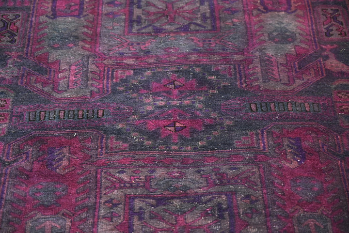 purple Runner rug 4' 1" x 9' 6"