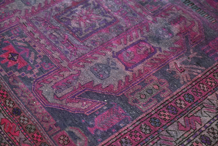 purple Runner rug 4' 1" x 9' 6"