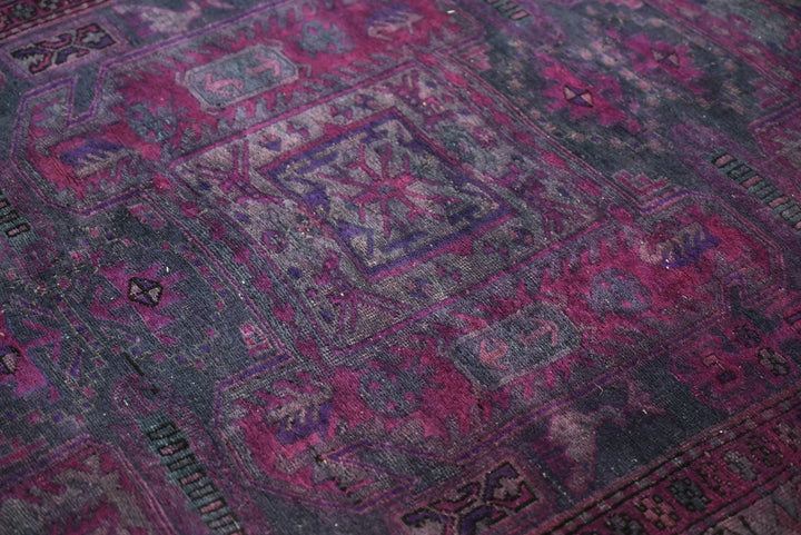 purple Runner rug 4' 1" x 9' 6"