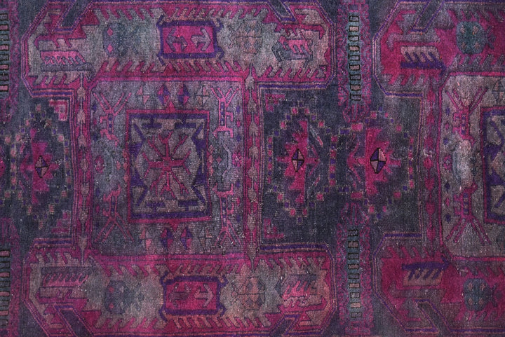 purple Runner rug 4' 1" x 9' 6"