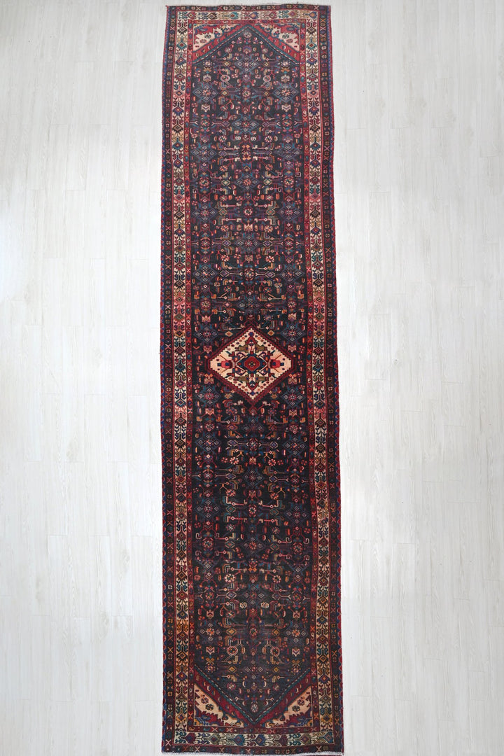 black Runner rug 3' 11" x 15' 11"
