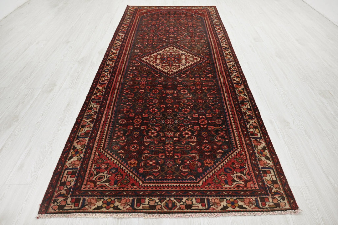 black Runner rug 4' 4" x 10' 6"