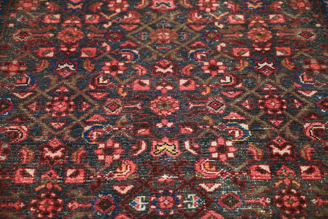 black Runner rug 4' 4" x 10' 6"